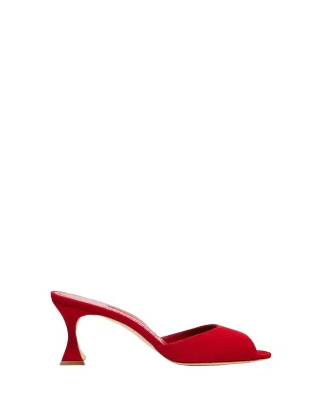 70mm Jadaron Suede Pedestal Mules