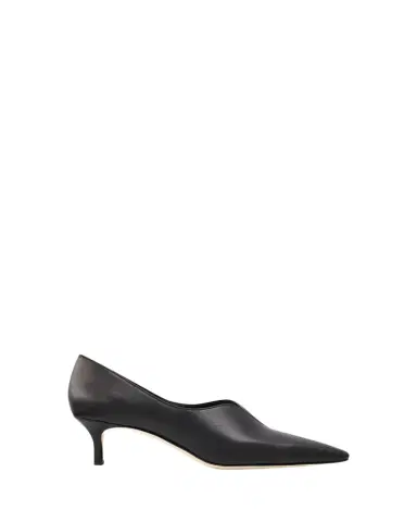 Manolo Blahnik Sokoso Snip-Toe Leather Pumps | Thumbnail 1 Manolo Blahnik Sokoso Snip-Toe Leather Pumps | Thumbnail 1