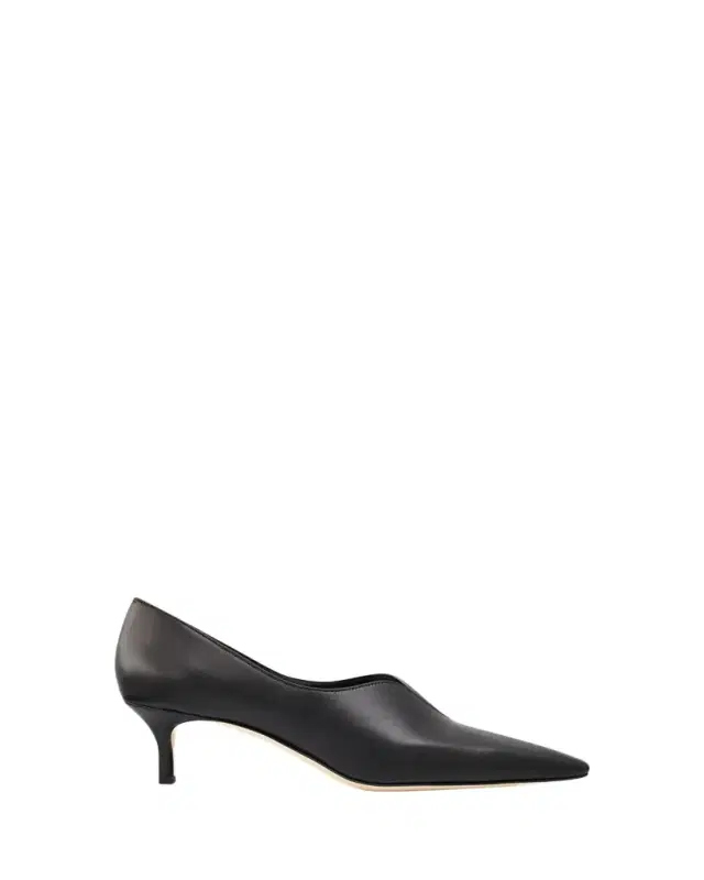 Sokoso Snip-Toe Leather Pumps