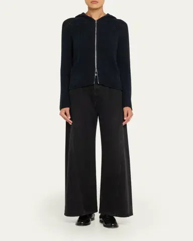 STILL HERE Bear Hooded Zip-Up Sweater | Thumbnail 2