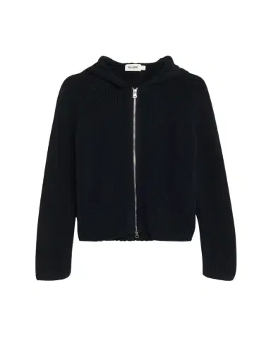 STILL HERE Bear Hooded Zip-Up Sweater | Thumbnail 1