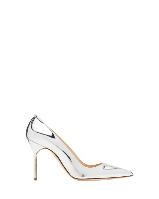 105mm BB Metallic Leather Pumps
