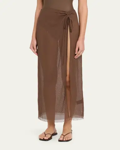SIR. Salina Midi Skirt | Thumbnail 4 SIR. Salina Midi Skirt | Thumbnail 4