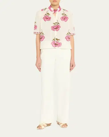 ALIX OF BOHEMIA Winn Fuchsia Poppy Blouse | Thumbnail 2 ALIX OF BOHEMIA Winn Fuchsia Poppy Blouse | Thumbnail 2