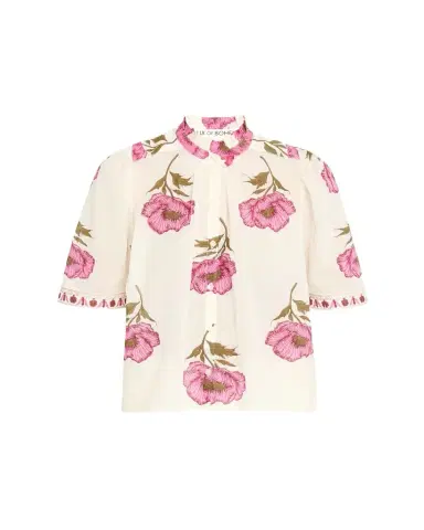 ALIX OF BOHEMIA Winn Fuchsia Poppy Blouse | Thumbnail 1 ALIX OF BOHEMIA Winn Fuchsia Poppy Blouse | Thumbnail 1