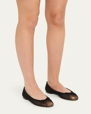 Aquazzura Voile Tulle Ballerina Flats | Thumbnail 2 Aquazzura Voile Tulle Ballerina Flats | Thumbnail 2
