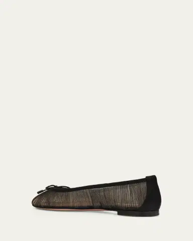 Aquazzura Voile Tulle Ballerina Flats | Thumbnail 4 Aquazzura Voile Tulle Ballerina Flats | Thumbnail 4