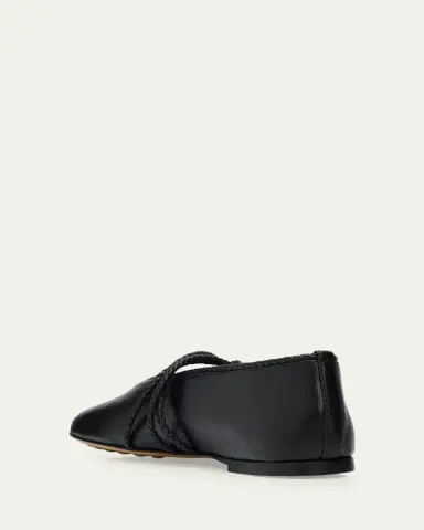 Bottega Veneta Lucia Lagoon Nappa Leather Ballerina Flats | Thumbnail 4 Bottega Veneta Lucia Lagoon Nappa Leather Ballerina Flats | Thumbnail 4