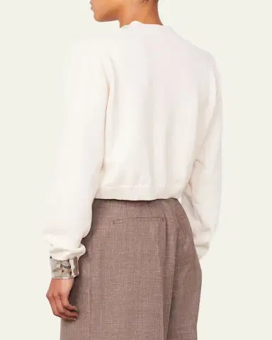 OFFICINE GÉNÉRALE Serena Cotton Cashmere Knit Cardigan | Thumbnail 3