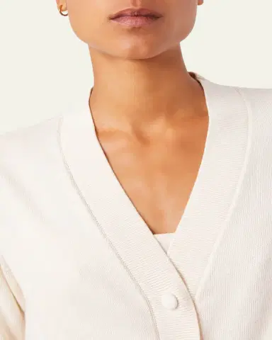 OFFICINE GÉNÉRALE Serena Cotton Cashmere Knit Cardigan | Thumbnail 5