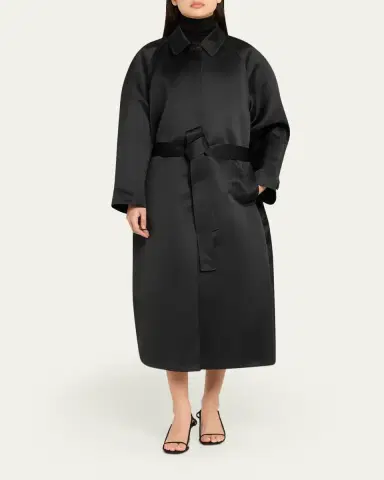 FFORME Koharu Duchesse Satin Oversized Coat | Thumbnail 2 FFORME Koharu Duchesse Satin Oversized Coat | Thumbnail 2
