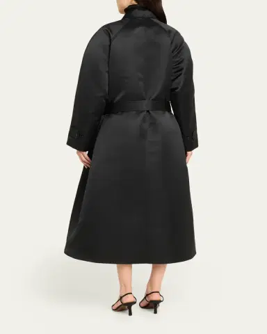 FFORME Koharu Duchesse Satin Oversized Coat | Thumbnail 3 FFORME Koharu Duchesse Satin Oversized Coat | Thumbnail 3