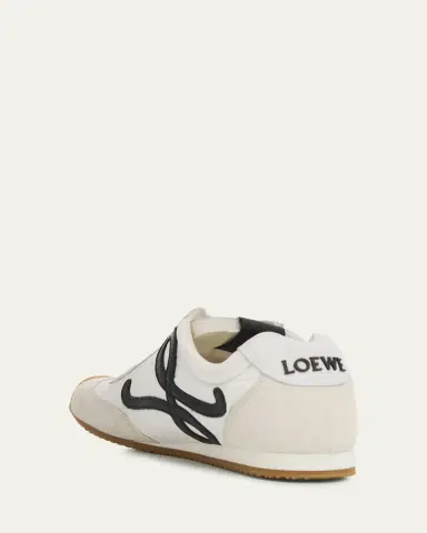 Loewe Ballet Runner 2.0 Nylon and Calfskin Low-Top Sneakers | Thumbnail 2 Loewe Ballet Runner 2.0 Nylon and Calfskin Low-Top Sneakers | Thumbnail 2