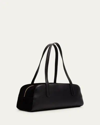MANSUR GAVRIEL Helios Leather & Suede East-West Shoulder Bag | Thumbnail 3
