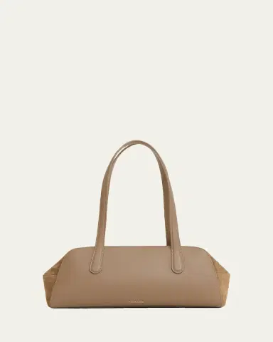 MANSUR GAVRIEL Helios Leather & Suede East-West Shoulder Bag | Thumbnail 6