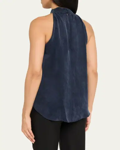 Silvia Tcherassi Shela Twisted Sleeveless Blouse | Thumbnail 3 Silvia Tcherassi Shela Twisted Sleeveless Blouse | Thumbnail 3