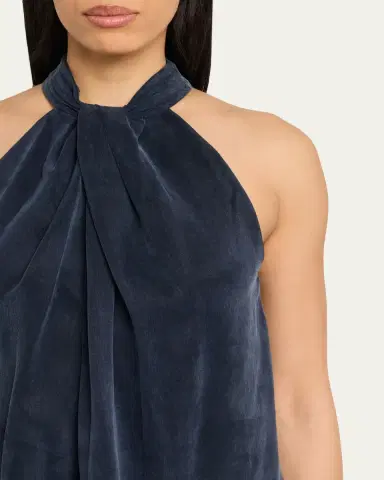 Silvia Tcherassi Shela Twisted Sleeveless Blouse | Thumbnail 5 Silvia Tcherassi Shela Twisted Sleeveless Blouse | Thumbnail 5