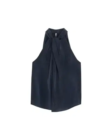 Silvia Tcherassi Shela Twisted Sleeveless Blouse | Thumbnail 1 Silvia Tcherassi Shela Twisted Sleeveless Blouse | Thumbnail 1