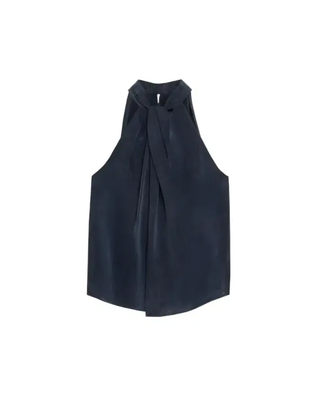 Shela Twisted Sleeveless Blouse