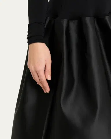 FForme Catrin Drop-Waist Duchesse Satin Maxi Dress | Thumbnail 5