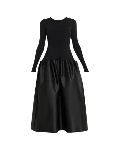 FForme Catrin Drop-Waist Duchesse Satin Maxi Dress | Thumbnail 1