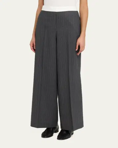 OFFICINE GÉNÉRALE Rosa Pinstripe Wool Pants | Thumbnail 4
