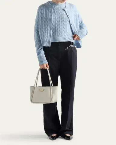 Prada Boxy Cable Cashmere Sweater | Thumbnail 2