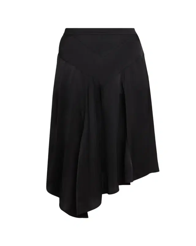 Officine Generale Anisea Flared Asymmetric Midi Skirt