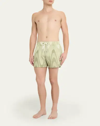 Frescobol Carioca Men's Rio Copa Grain Swim Shorts | Thumbnail 2