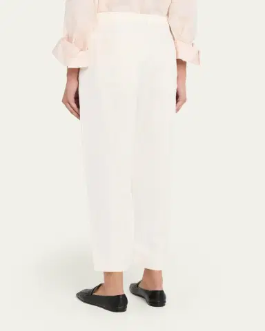 TWP Jett Barrel-Leg Beach Pants in Coated Viscose Linen | Thumbnail 3 TWP Jett Barrel-Leg Beach Pants in Coated Viscose Linen | Thumbnail 3