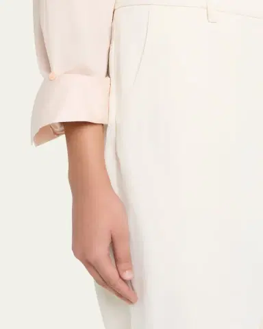 TWP Jett Barrel-Leg Beach Pants in Coated Viscose Linen | Thumbnail 5 TWP Jett Barrel-Leg Beach Pants in Coated Viscose Linen | Thumbnail 5