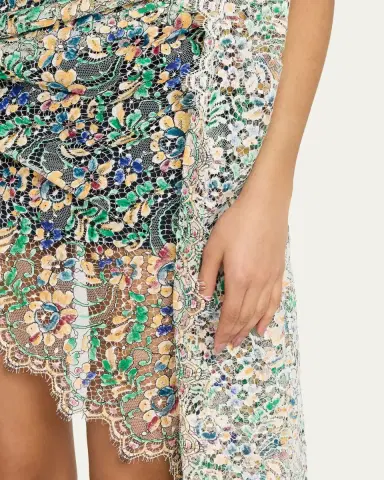 Christopher Esber Draped Hand-Painted Lace Dress | Thumbnail 5 Christopher Esber Draped Hand-Painted Lace Dress | Thumbnail 5
