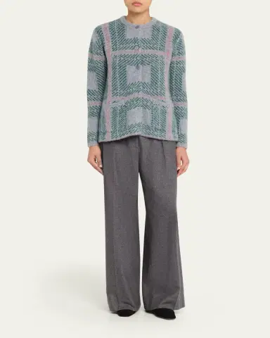 Kule The Egon Tartan Cardigan | Thumbnail 2 Kule The Egon Tartan Cardigan | Thumbnail 2