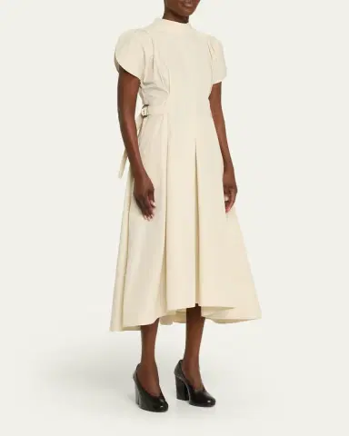 3.1 Phillip Lim A-Line Tulip-Sleeve Midi Dress | Thumbnail 4 3.1 Phillip Lim A-Line Tulip-Sleeve Midi Dress | Thumbnail 4