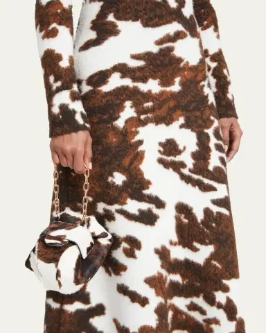 Gabriela Hearst Pony Hair Demi Clutch Bag with Chain | Thumbnail 2 Gabriela Hearst Pony Hair Demi Clutch Bag with Chain | Thumbnail 2