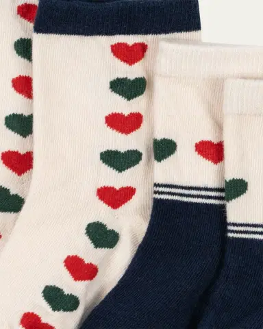 Konges Slojd Kid's 2-Pack Jacquard Socks | Thumbnail 2