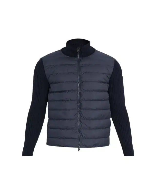 Moncler Men's Padded Wool Full-Zip Cardigan