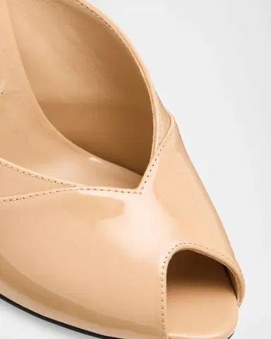 Jimmy Choo 100mm Brigitte Patent Leather Mule Pumps | Thumbnail 2 Jimmy Choo 100mm Brigitte Patent Leather Mule Pumps | Thumbnail 2
