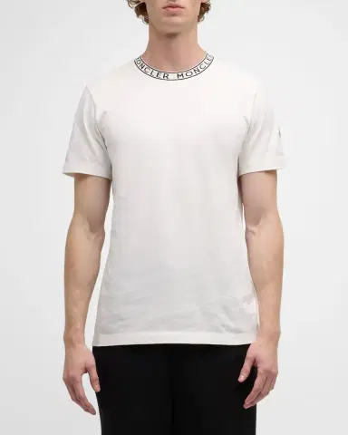 Moncler Men's Logo Crew T-Shirt | Thumbnail 12
