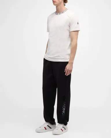 Moncler Men's Logo Crew T-Shirt | Thumbnail 10