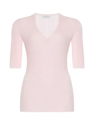 Gabriela Hearst Amari Wool V-Neck Top | Thumbnail 1