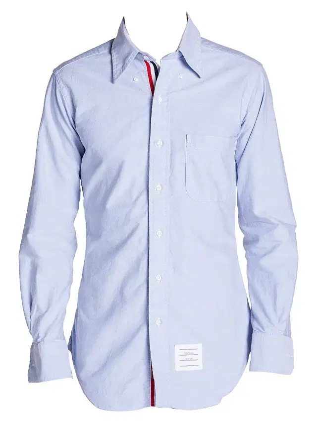 Men's Classic Button-Down Long-Sleeve Dress Shirt - Light Blue