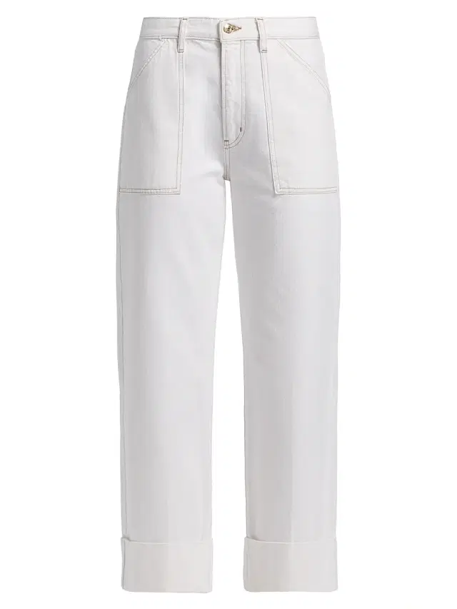 Women's The Utility Cotton Trousers - Au Natural Clean