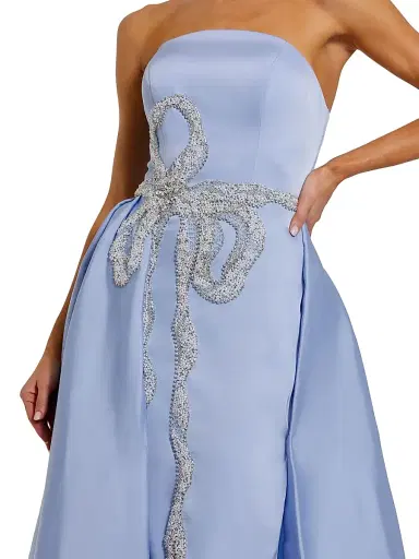 Mac Duggal Women's Evening Strapless Satin Gown | Thumbnail 3 Mac Duggal Women's Evening Strapless Satin Gown | Thumbnail 3