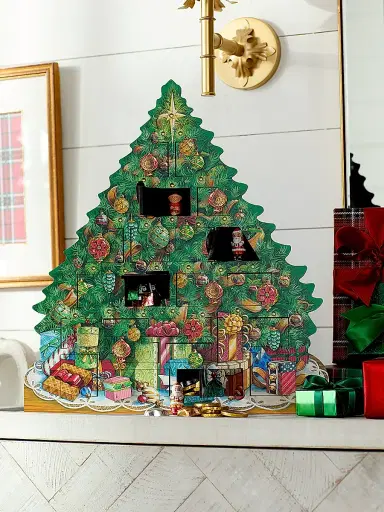 Byers' Choice Musical Advent Tree with Lights | Thumbnail 2