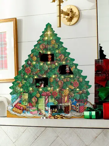 Byers' Choice Musical Advent Tree with Lights | Thumbnail 1