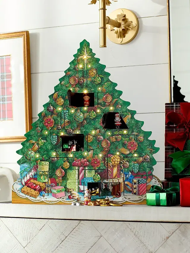 Byers' Choice Musical Advent Tree with Lights