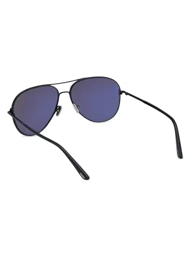 Tom Ford Men's Clark 59MM Pilot Sunglasses - Black Blue | Thumbnail 4 Tom Ford Men's Clark 59MM Pilot Sunglasses - Black Blue | Thumbnail 4