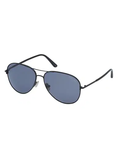 Tom Ford Men's Clark 59MM Pilot Sunglasses - Black Blue | Thumbnail 1 Tom Ford Men's Clark 59MM Pilot Sunglasses - Black Blue | Thumbnail 1