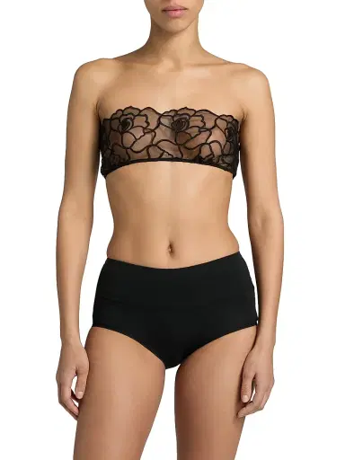 Kiki de Montparnasse Women's Petite Chou Embroidered Bandeau | Thumbnail 3 Kiki de Montparnasse Women's Petite Chou Embroidered Bandeau | Thumbnail 3